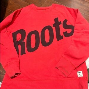 Roots Men's Bold Red Crewneck Sweater